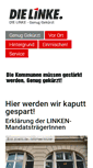 Mobile Screenshot of genug-gekuerzt.dielinke-rhlp.de