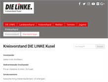 Tablet Screenshot of kusel.dielinke-rhlp.de